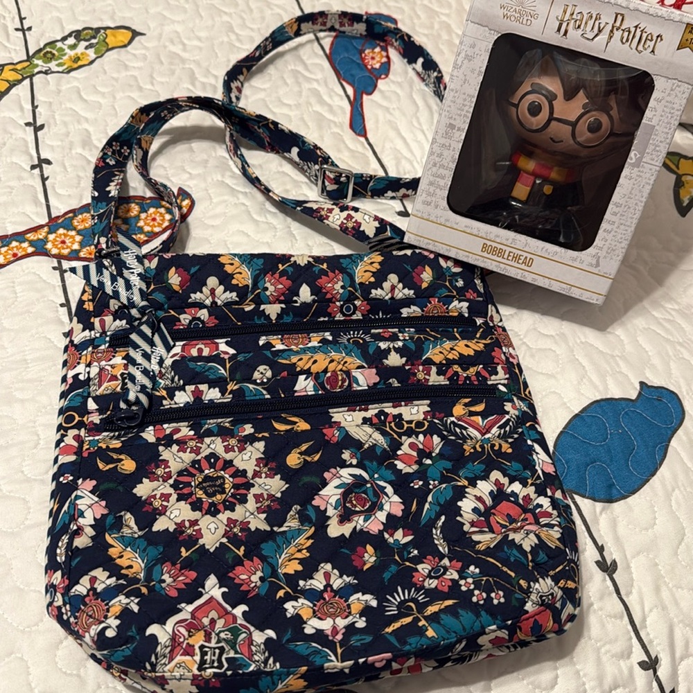 Harry Potter Vera Bradley Crossbody and Harry Potter Bobblehead